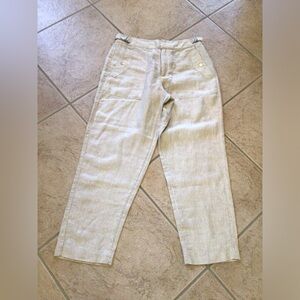 Athleta voyager linen pants size 8